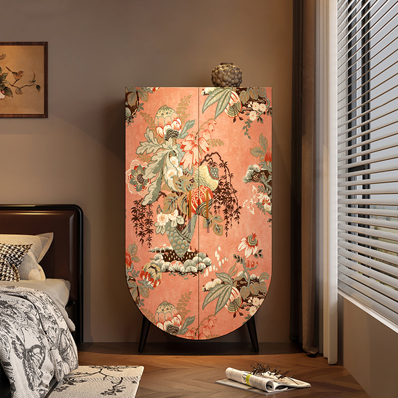 Armoire de chambre de style français à la crème