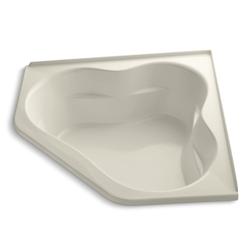 Tercet 60" x 60" Soaking Bathtub, Almond