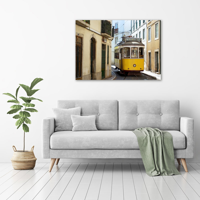 Tram From Lisbon - Wrapped Canvas Print