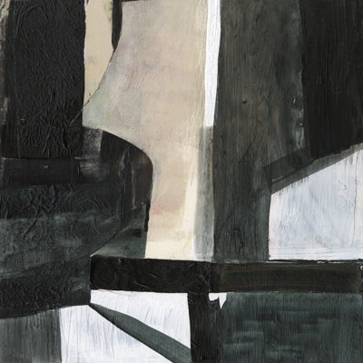 " Deconstructed Ebony I " by Jennifer Goldberger Painting Print