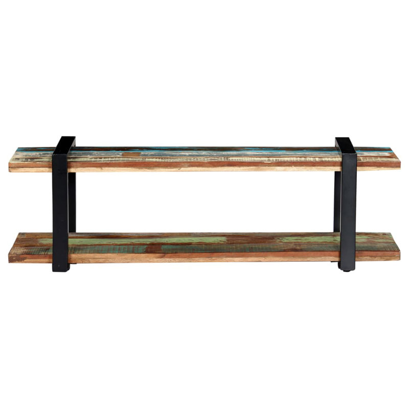 Arguelles TV Stand, Beige/Blue/Black