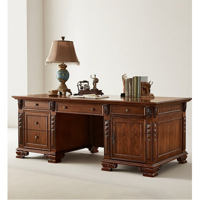 American Style Solid Wood Computer Desk