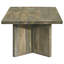 Table basse rectangulaire en bois