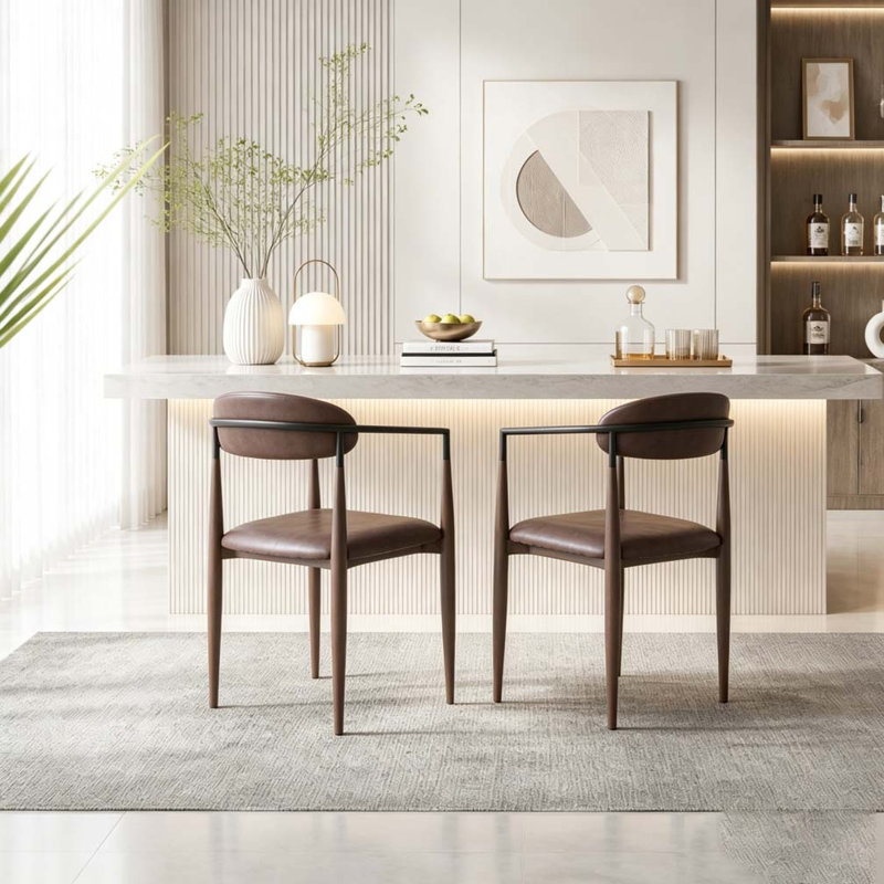 Chaise de salle à manger, Dark Brown