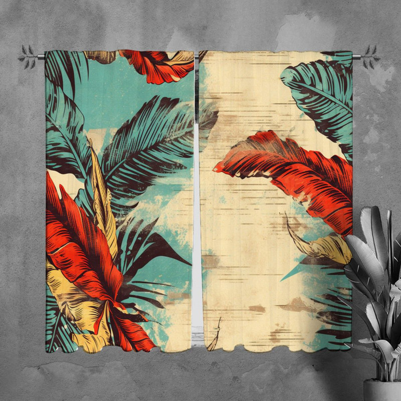 Tonianne Room Darkening Curtain Pair, 20" W x 61" L