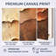 «Warm Waves Clay Texture I», art mural contemporain sur toile brun-731464019-731464024