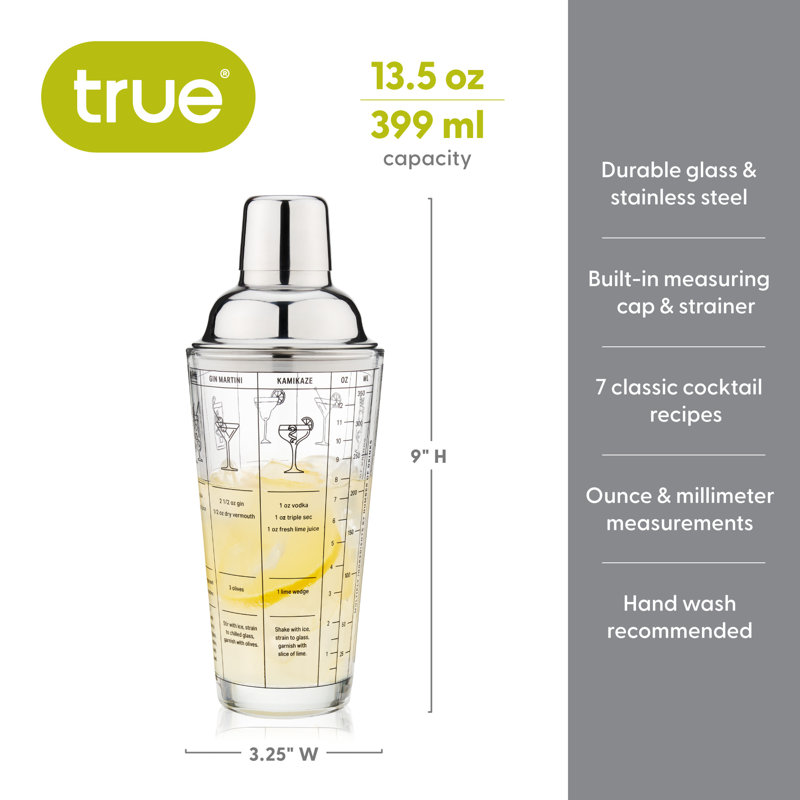 Glass Recipe 13.5 oz Cocktail Shaker