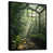 Cadre flottant noir, bois massif