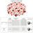 Valentine's Day Tablecloth - Red Heart Pattern Decorative Table Cover, Cute Smiley Heart & Love Print Fabric Tablecloth for Romantic Dinner, Holiday Party, Kitchen Dining, Reusable Washable Tablecloth , Valentine Home Decor for Round Tables-388725257