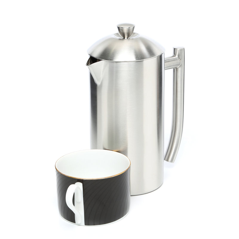 Frieling Brushed Stainless Steel French Press, 23 Oz.