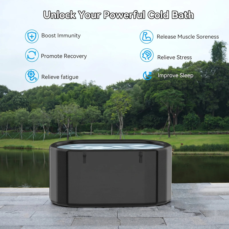 Baignoire gonflable froide pour la récupération