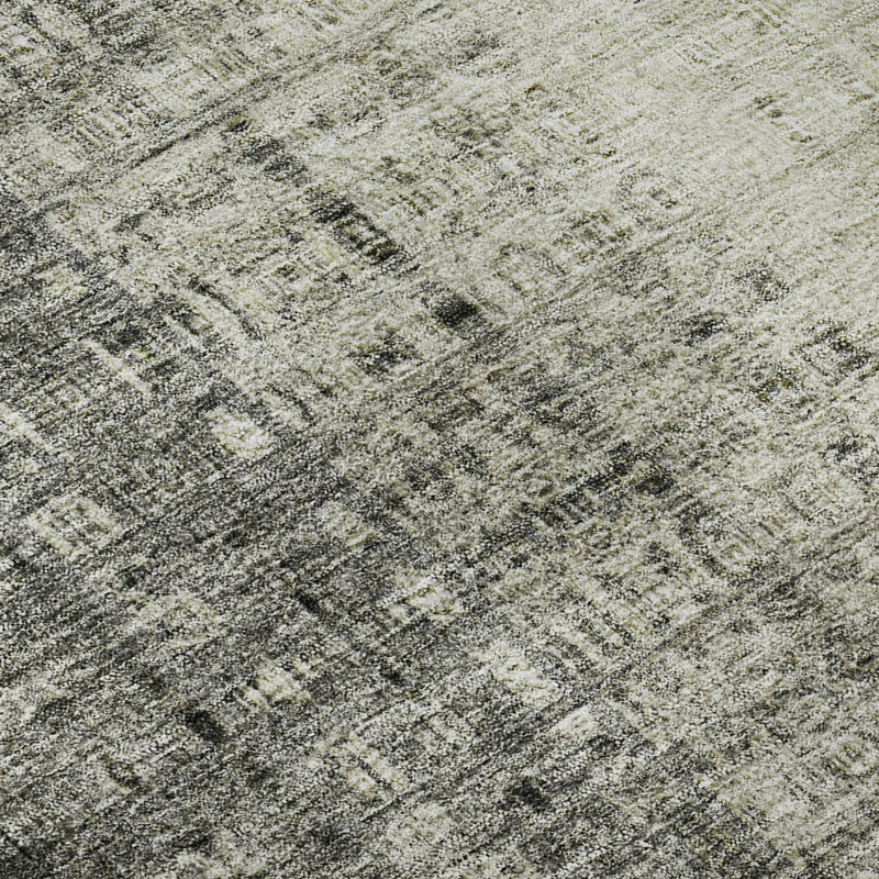 Premium Machine Washable Mayfield AMF2240 Striped Rug, 3' x 5', Beige