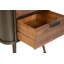 50cm W Metal Bedside Table