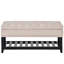 Banc de rangement en bois massif Radwa-1828185656