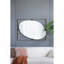 Miroir coquelicot 30x1x40 "avec cadre en métal doré