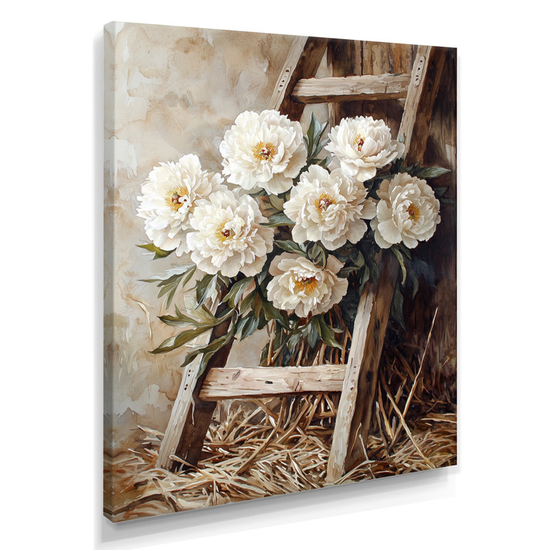 Barraclough - Floral Canvas Prints, Ne s'applique pas, H 40 po x l 30 po, Toile tendue