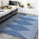 Tapis intérieur / extérieur bleu Irielle