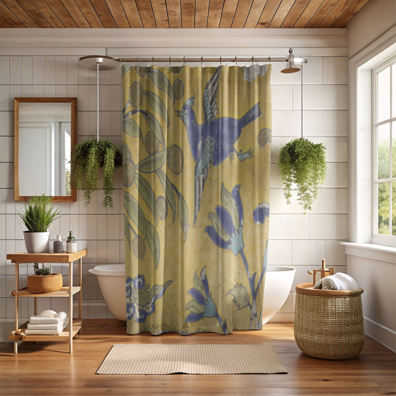 Rideau de douche Fulden, H 74 po x l 71 po