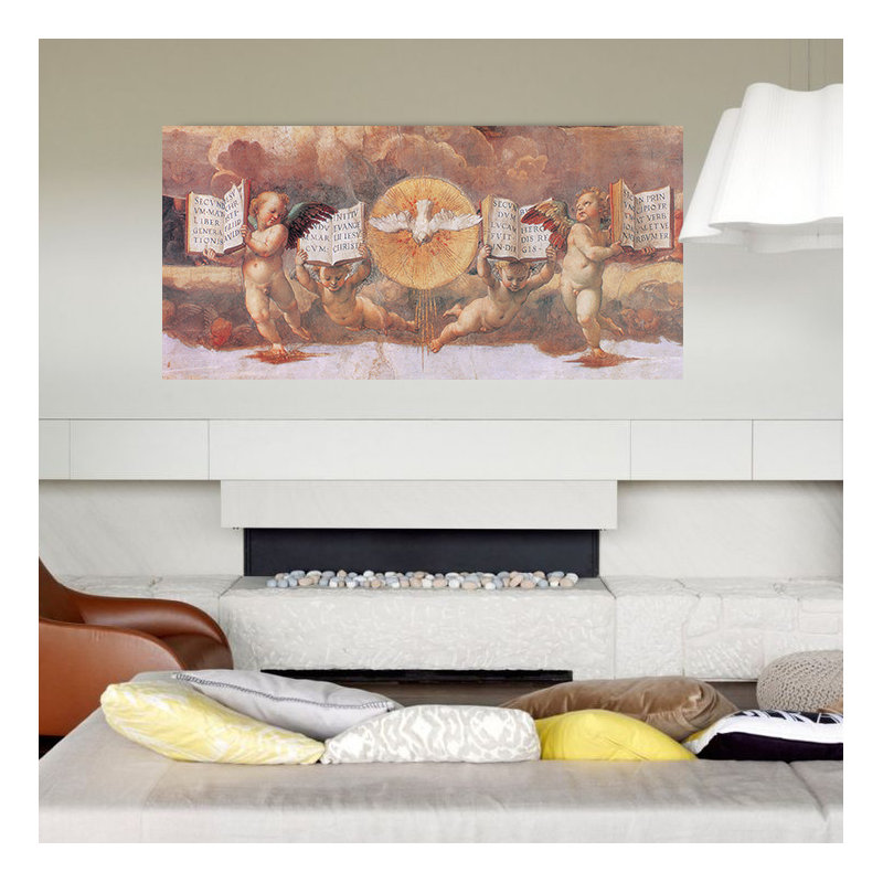 Raffaello - No Frame Print on Wood, 48cm H x 100cm W x 1.8cm D