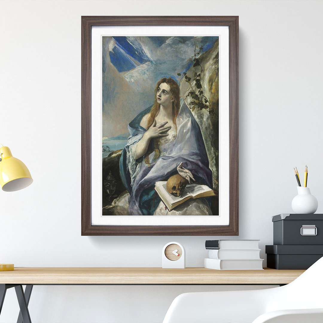 The Penitent Magdalene by El Greco - Picture Frame Painting