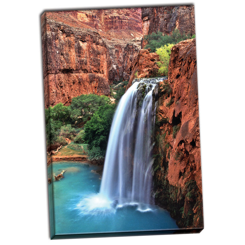 « havasu chute ii », reproduction de photo sur toile tendue