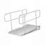 Rampe en aluminium pour fauteuil roulant 1 pièce 74,02 po x 37,4 po x 37,01 po en aluminium 1 pièce