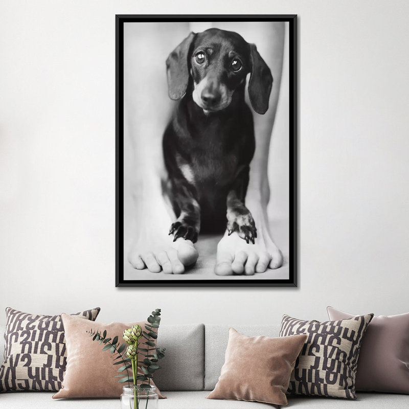 Rachael Hale Modern & Contemporary, 60" H x 40" W x 1.5" D, Black Framed Canvas, No Mat