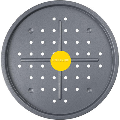 KITCHENEUR Non-Stick Aluminium 33.5cm Pizza Pan