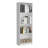 Clawson 4 Piece Living Room Set with 4 Bookcases, White