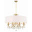 Lustre vibrant doré 8 lumières Havant-919061605