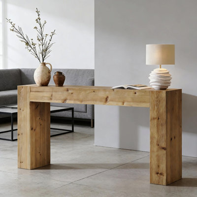 Wood Side Table,Minimalist Design Hallway Table,Console Table