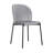 Elegant Gray Sintered Stone 4 Person Dining Set