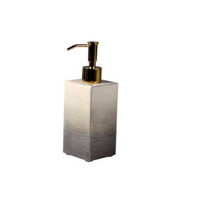 Mike + Ally Luxury Ombre Enamel Refillable Lotion & Liquid Soap Dispenser