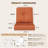  Adwin Outdoor 4"Deep Seat Cushion Set With Olefin Fabric,6 Colors Available(Set of 4)-796512062-796512067