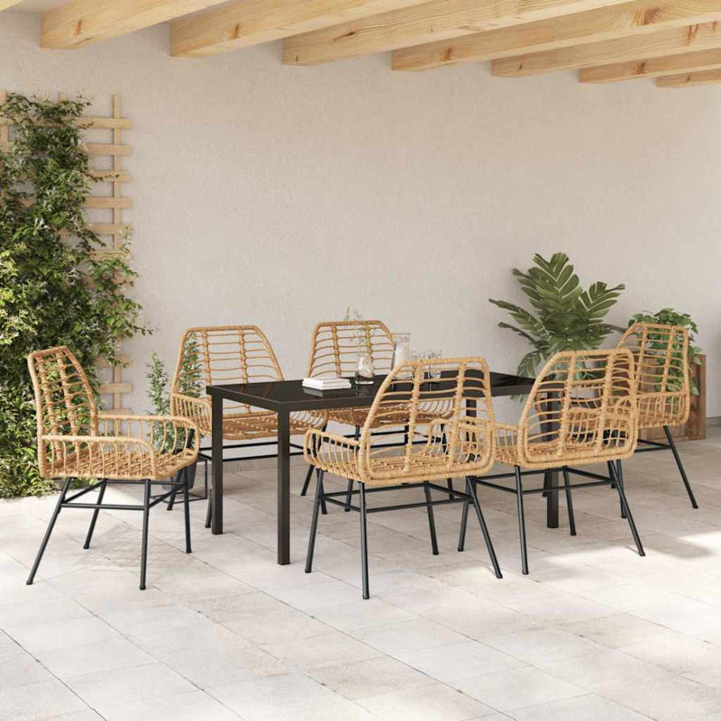 Patio Dining Set Table,, 7, 6