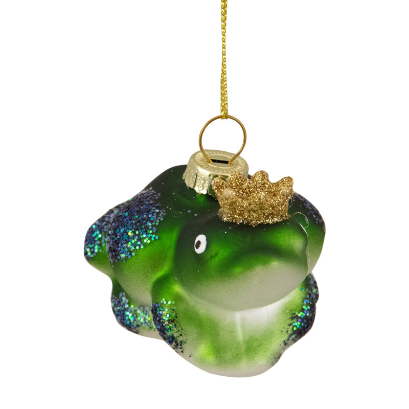 Ornement de Noël en verre 3 po