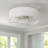Modern 20-Inch Ceiling Fan With Light