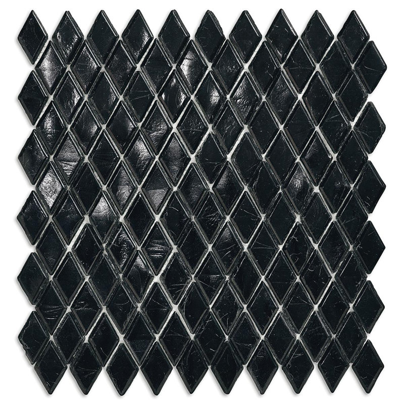 Malenite 7/8" x 1-5/8" Diamond Glass Mosaic