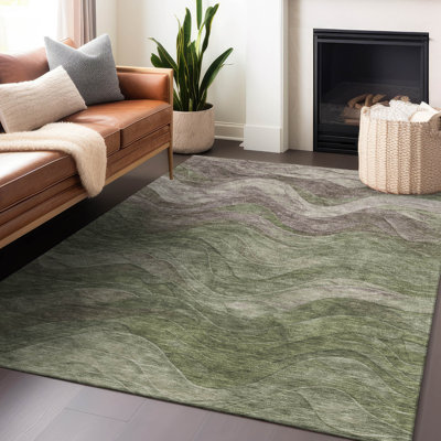 Tapis intérieur / extérieur vert Elion
