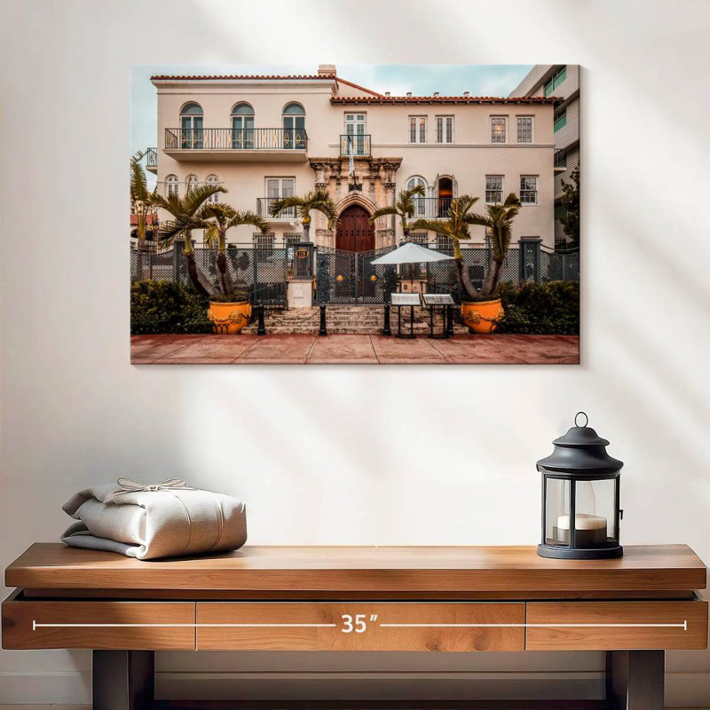 Villa Casa Casuarina Miami, 16" H x 24" W