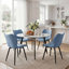 Chaise d'appoint rembourrée en similicuir avec structure en métal-1546850758