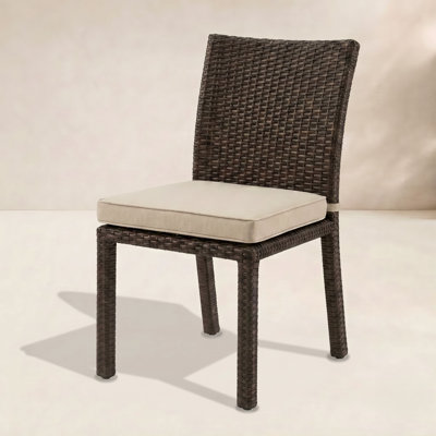 Chaise de patio avec coussin Alyisa