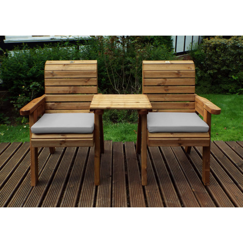 Darchelle Aluminium Bench, Grey