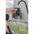 Kitchen Faucet With Pull Out Spray, Matte Black, Stainless Steel, 360 Rotating Nozzle For Easy Water Access, Corrosion & Rust, Single Handle To Control Flow Supply Convenient Supply, Rate