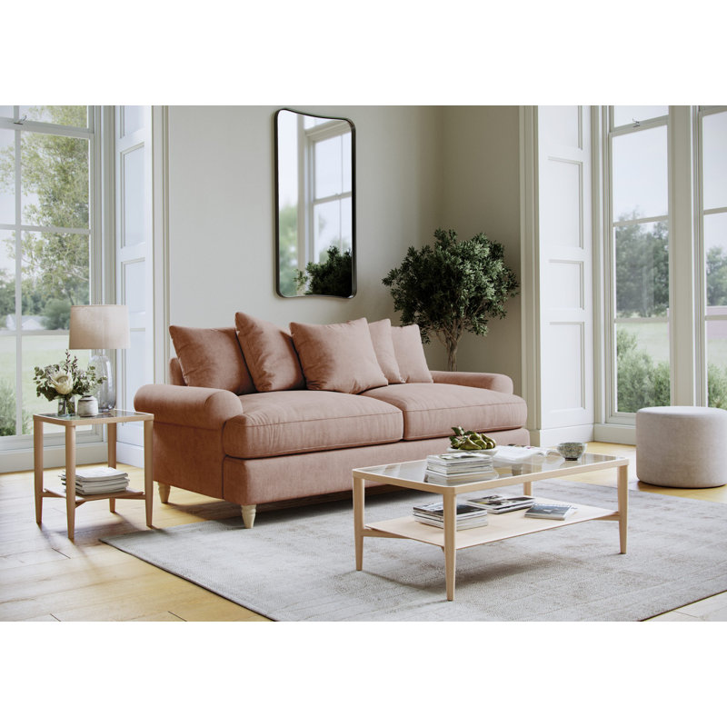 Eluster 3 Seater Sofa, Coral