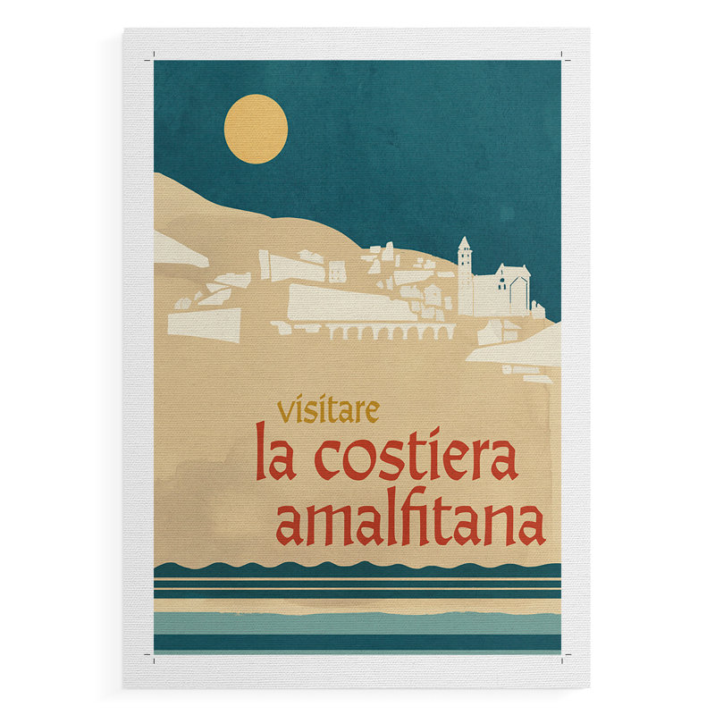 Summer Abroad IV - Impression sur toile seulement - NON-CADRE, H 12 po x l 8 po