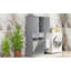 Armoire de rangement pour salle de bain avec deux paniers à linge, armoire de rangement avec portes et tiroir pour la maison, gris-870319564