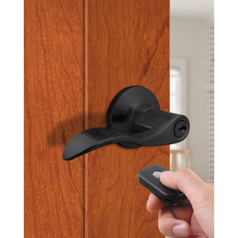 Keyless Entry Door Lever, Oil Rubbed Bronze