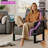Whole Metal Frame Upholstered Accent Chair With Side Tray Table-584564613