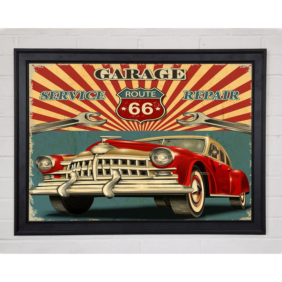 Route 66 Garage - Drucken